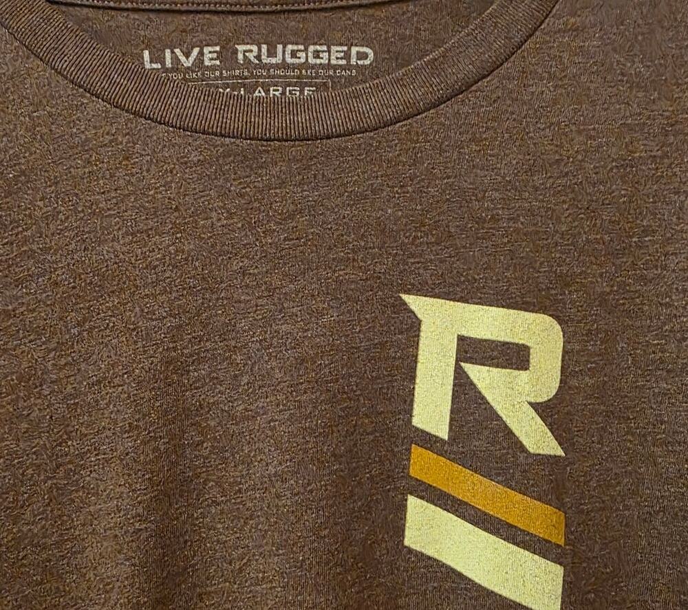 NWOT Heathered Brown Rugged Suppressors Retro Style 3XL Tee